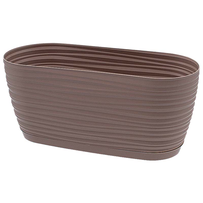 Antico Mestiere Sahara petit box with saucer  taupe