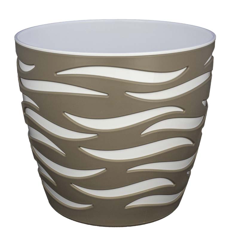 Antico Mestiere Vaso sahara duo taupe/insert white 