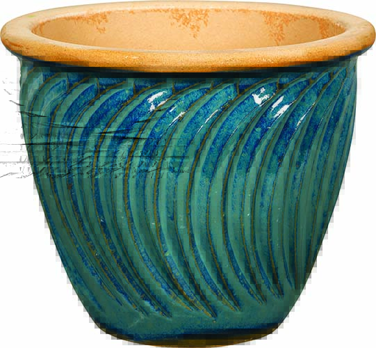Antico Mestiere Vaso sp-pot set di 4 blue green