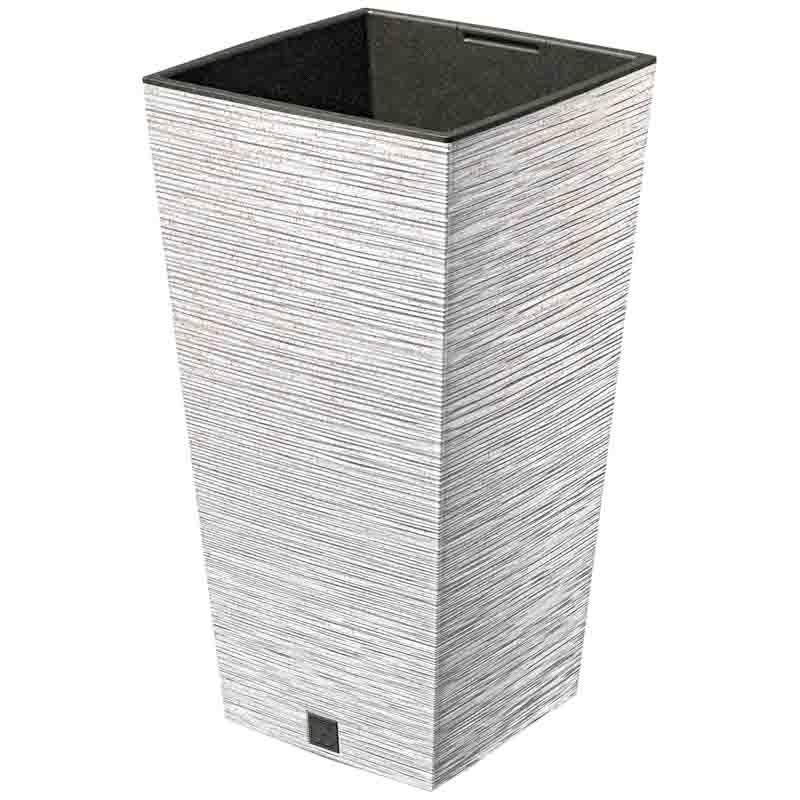 Antico Mestiere Vaso furu square eco wood white 