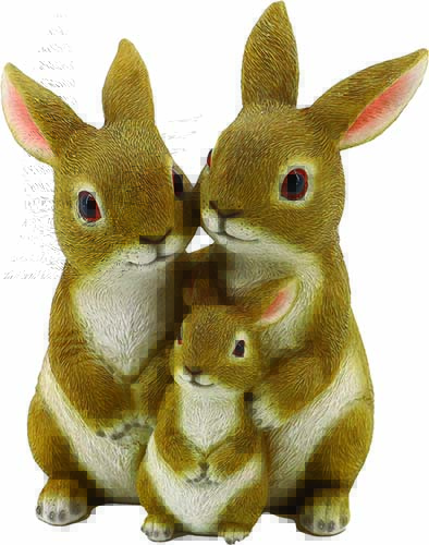 Antico Mestiere Happy family conigli 
